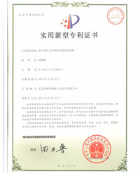消聲插芯式門鎖的安裝固定結(jié)構(gòu) 專利證書(shū)